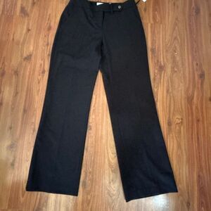 NWT Calvin Klein black classic trouser pants suit pants size 2p